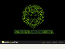 Tablet Screenshot of greenliondigital.com
